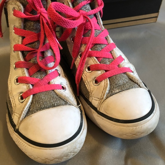 Girls Converse High Tops - Picture 2 of 3